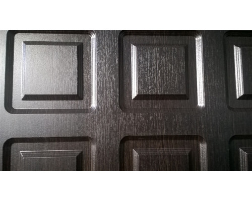 Входная дверь Гладиатор 3к с зеркалом №109 (Венге / Шагрень белая)