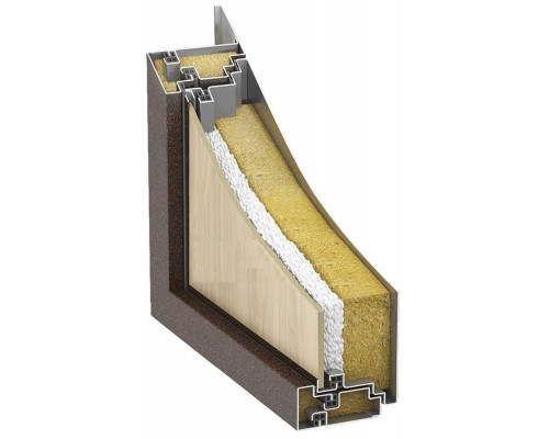 Входная металлическая дверь Лабиринт Бетон 18 Зеркало (Бетон песочный / Сандал белый)